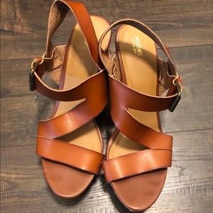 Mossimo strappy wedge heels